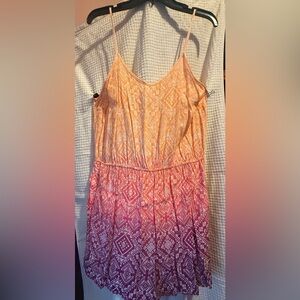 Mossimo Supply Co. Orange and Pink Swim Coverup